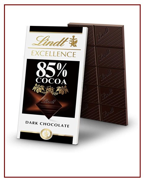 LINDT Excellence 85% Cocoa Chocolate Bars